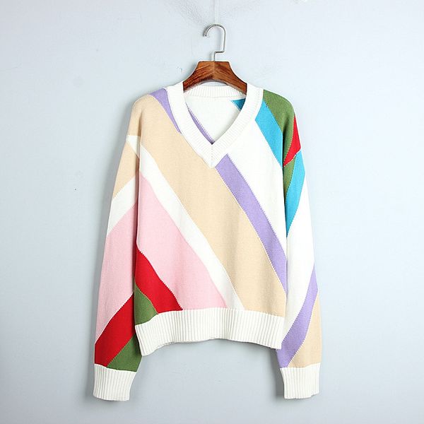 knits block neck autumn winter wool bend sweater women fall pullovers pull femme, White
knits block neck autumn winter wool bend sweater women fall pullovers pull femme, White