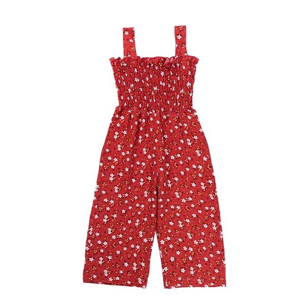 jumpsuits kids summer jumpsuits, floral ruffled elastic strappy sleeveless loose siamese trousers for girls, red, Blue
jumpsuits kids summer jumpsuits, floral ruffled elastic strappy sleeveless loose siamese trousers for girls, red, Blue