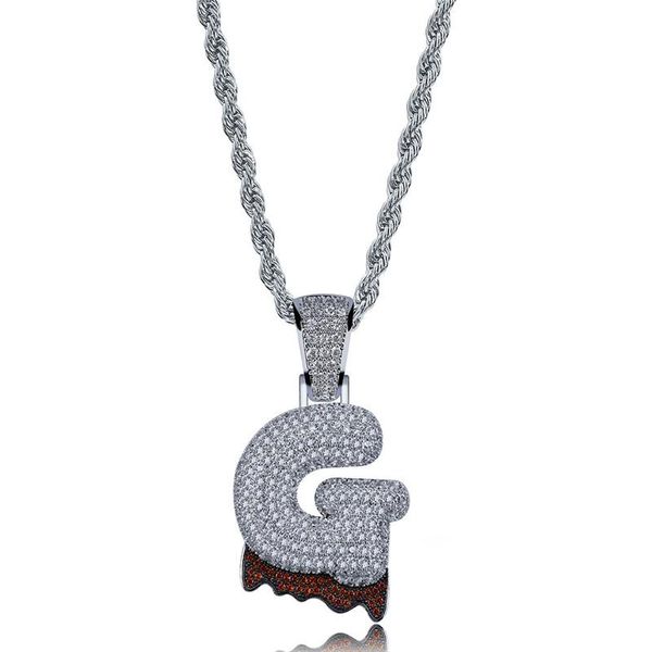 pendant necklaces omyfun hip hop drip bubble letter g necklace jewelry custom bling a-z alphabet bijoux fashion accessory drop, Silver
pendant necklaces omyfun hip hop drip bubble letter g necklace jewelry custom bling a-z alphabet bijoux fashion accessory drop, Silver