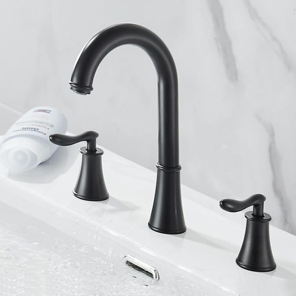 bathroom sink faucets brass basin mixer tap black/white dual handles and cold water faucet deck mounted
bathroom sink faucets brass basin mixer tap black/white dual handles and cold water faucet deck mounted