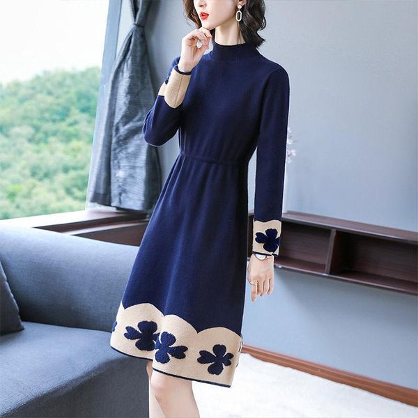 casual dresses 2021 spring autumn elegant flower printed knitted women long sleeve sweater dress party plus size 4xl x346, Black;gray
casual dresses 2021 spring autumn elegant flower printed knitted women long sleeve sweater dress party plus size 4xl x346, Black;gray