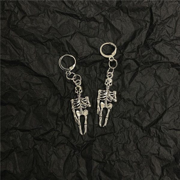 dangle & chandelier 2021 gothic style metal skeleton tassel earring for woman halloween dangling jewelry wholesale, Silver
dangle & chandelier 2021 gothic style metal skeleton tassel earring for woman halloween dangling jewelry wholesale, Silver