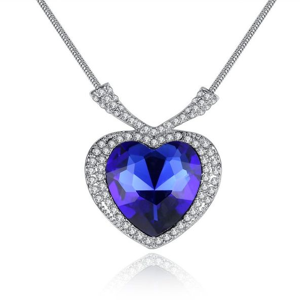 titanic ocean heart pendant necklace for women crystal rhinestone jewelry accessories gift, Silver
titanic ocean heart pendant necklace for women crystal rhinestone jewelry accessories gift, Silver
