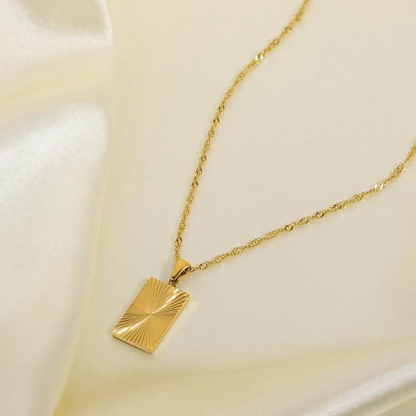 chains hip trend charm pendants necklaces gold color carve wave christian catholic religious personality necklace, Silver
chains hip trend charm pendants necklaces gold color carve wave christian catholic religious personality necklace, Silver