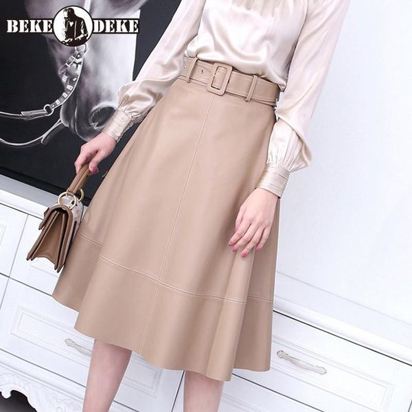 skirts office lady concise genuine leather high waist casual elegant spliced womens quality fashion skirt 2021 korean style, Black
skirts office lady concise genuine leather high waist casual elegant spliced womens quality fashion skirt 2021 korean style, Black