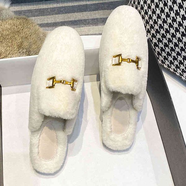 slippers new winter slippers women outdoor fashion baotou muller shoes plush warm flat soft and comfortable a7az, Black
slippers new winter slippers women outdoor fashion baotou muller shoes plush warm flat soft and comfortable a7az, Black