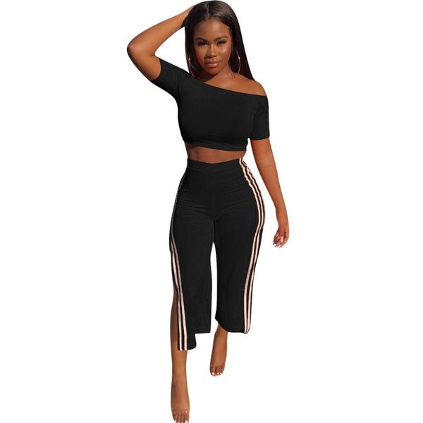 style women slash neck and knee length pants suit ladies summer 2 pieces tracksuit striped set slm9061 women's tracksuits, Gray
style women slash neck and knee length pants suit ladies summer 2 pieces tracksuit striped set slm9061 women's tracksuits, Gray