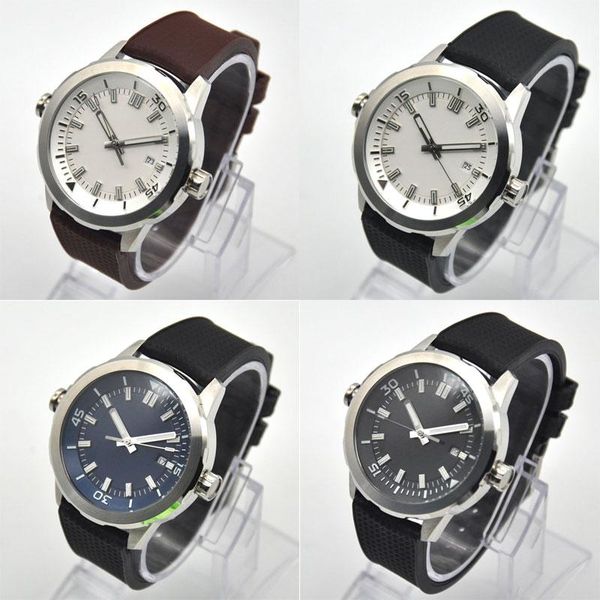 wristwatches mens watch 45mm sterile dial luxury miyota automatic sport clock 3 o'clock date 316 ss waterproof luminous mechanical wris, Slivery;brown
wristwatches mens watch 45mm sterile dial luxury miyota automatic sport clock 3 o'clock date 316 ss waterproof luminous mechanical wris, Slivery;brown