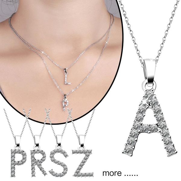 pendant necklaces b-z letter necklace fashion and simple lucky first initials name diamand chain 21629, Silver
pendant necklaces b-z letter necklace fashion and simple lucky first initials name diamand chain 21629, Silver
