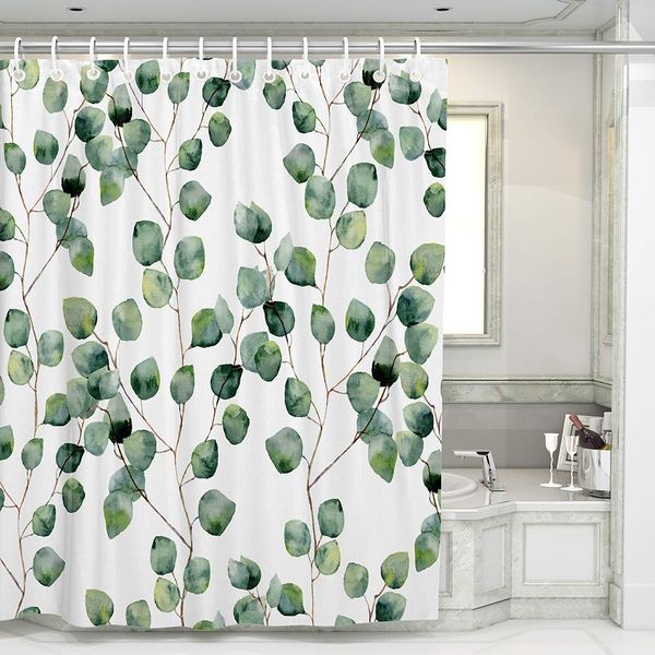 shower curtain durable polyester leaf green floral eucalyptus round leaves branches shower curtains with 12 hooks bathroom decor
shower curtain durable polyester leaf green floral eucalyptus round leaves branches shower curtains with 12 hooks bathroom decor