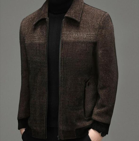 men's trench coats woolen coat autumn and winter thick middle-aged elderly dad outfit lapel business casual jacket plus size clothing, Tan;black
men's trench coats woolen coat autumn and winter thick middle-aged elderly dad outfit lapel business casual jacket plus size clothing, Tan;black
