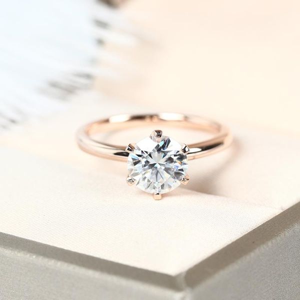 cluster rings veryins classic six prong solid 14k rose gold 2ct 8mm d color moissanite solitaire engagement ring for women bridal jewelry, Golden;silver
cluster rings veryins classic six prong solid 14k rose gold 2ct 8mm d color moissanite solitaire engagement ring for women bridal jewelry, Golden;silver