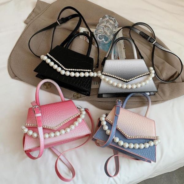 evening bags fashion gradient color women handbag brands crocodile pattern shoulder bag pearl chains crossbody for 2021 purse tote
evening bags fashion gradient color women handbag brands crocodile pattern shoulder bag pearl chains crossbody for 2021 purse tote