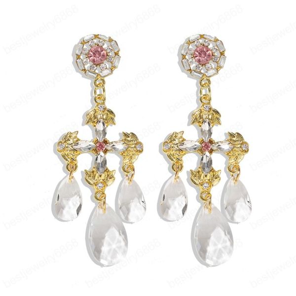 crystal cross dangle earrings for women luxury rhinestone statement tassel long brincos fashion jewelry, Silver
crystal cross dangle earrings for women luxury rhinestone statement tassel long brincos fashion jewelry, Silver