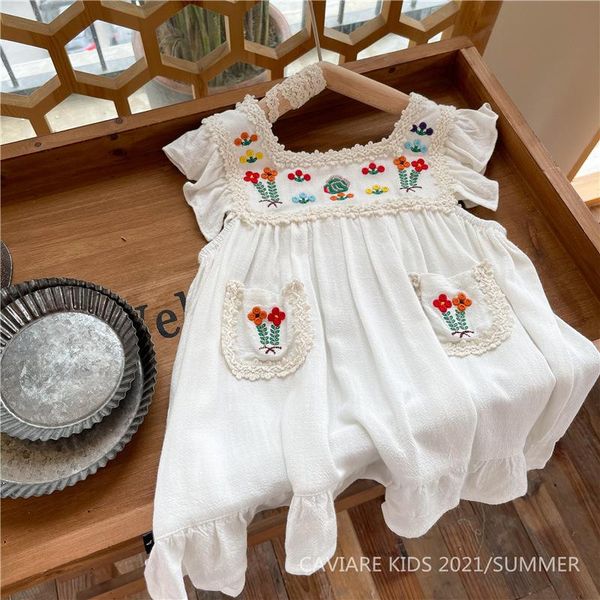 children's 2021 summer clothes girls heavy industry embroidery princess dress girl's dresses, Red;yellow
children's 2021 summer clothes girls heavy industry embroidery princess dress girl's dresses, Red;yellow