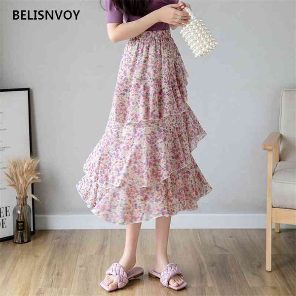 summer women midi skirts ruffles ladies beach holiday floral printed chiffon layered high waist bohemian skirt for woman 210520, Black
summer women midi skirts ruffles ladies beach holiday floral printed chiffon layered high waist bohemian skirt for woman 210520, Black
