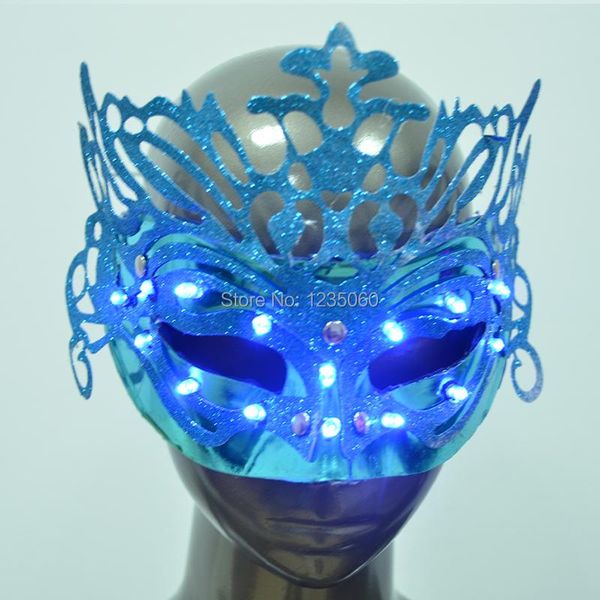 party decoration led mask glowing with battery clothing light prop women's luminous masquerade activities accessories
party decoration led mask glowing with battery clothing light prop women's luminous masquerade activities accessories
