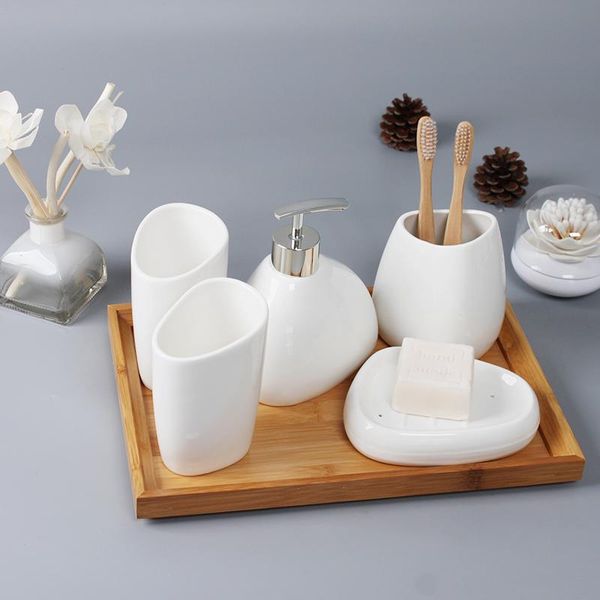 arrival six-piece set ceramics bathroom accessories soap dispenser/toothbrush holder/tumbler/soap dish products bath accessory
arrival six-piece set ceramics bathroom accessories soap dispenser/toothbrush holder/tumbler/soap dish products bath accessory