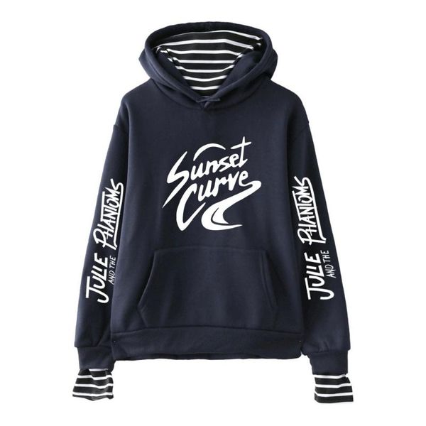 women's hoodies & sweatshirts julie and the phantoms hoodie fake two piece long sleeve sweatshirt harajuku streetwear sunset curve clot, Black
women's hoodies & sweatshirts julie and the phantoms hoodie fake two piece long sleeve sweatshirt harajuku streetwear sunset curve clot, Black