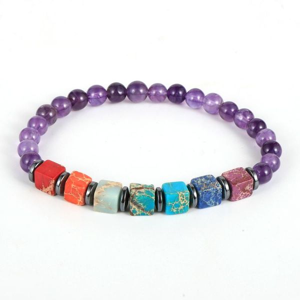 beaded, strands reiki natural stone 7 chakra bracelets healing crystal bracelet square beads gifts for men women yoga buddha player jewelry, Black
beaded, strands reiki natural stone 7 chakra bracelets healing crystal bracelet square beads gifts for men women yoga buddha player jewelry, Black