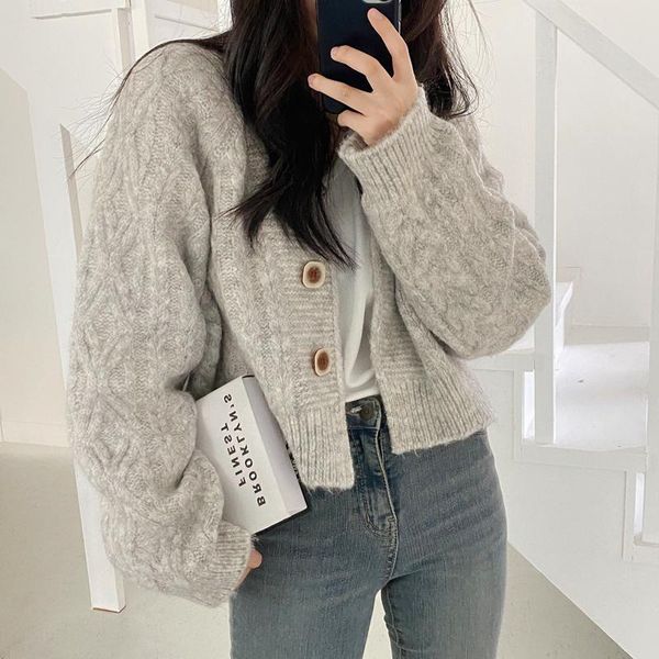 women's knits & tees 2021 women sweater pullover female knitting overszie long sleeve loose elegant knitted thick outerwear womens wint, White
women's knits & tees 2021 women sweater pullover female knitting overszie long sleeve loose elegant knitted thick outerwear womens wint, White