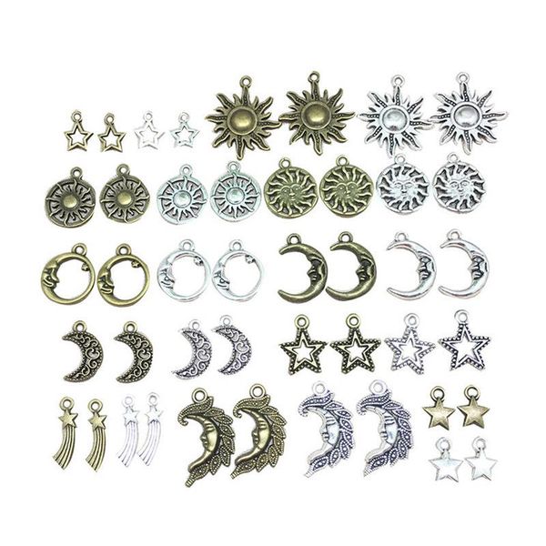 charms 80 pcs/bag hollow stars moon sun meteor diy jewelry accessories material sweater chain earrings bracelet pendant, Bronze;silver
charms 80 pcs/bag hollow stars moon sun meteor diy jewelry accessories material sweater chain earrings bracelet pendant, Bronze;silver