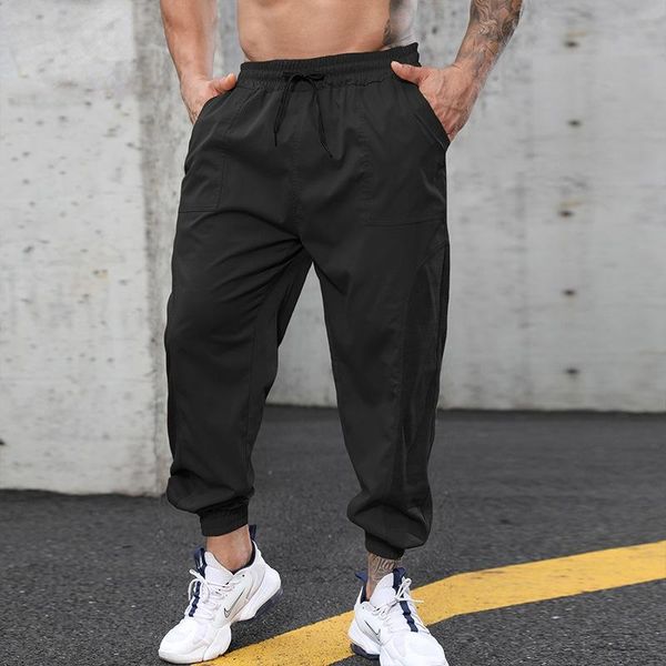 men's pants men autumn korean loose pockets casual spring fashion streetwear drawstring plus size clothing, Black
men's pants men autumn korean loose pockets casual spring fashion streetwear drawstring plus size clothing, Black