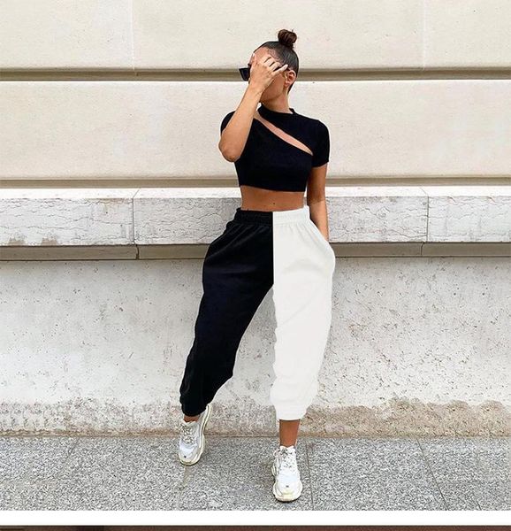 style spring and summer 2021 loose skinny pants ins fashionable black white contrast color high waist women's & capris
style spring and summer 2021 loose skinny pants ins fashionable black white contrast color high waist women's & capris