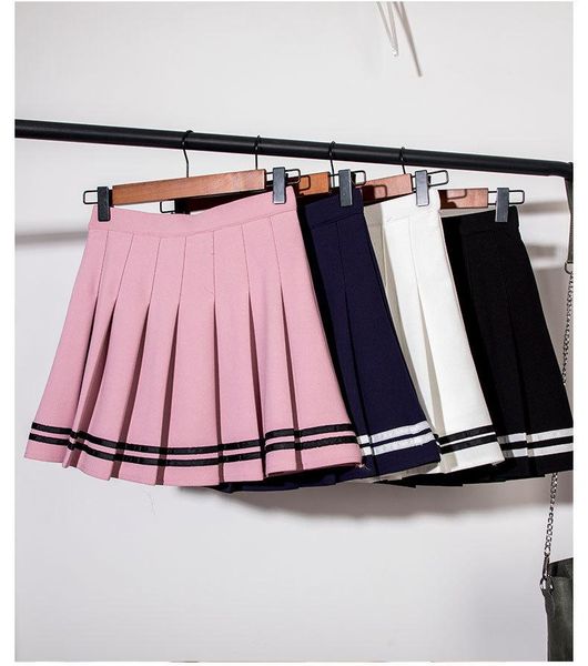 skirts high waist a-line girl skirt striped stitching sailor pleated elastic girls dance, Blue
skirts high waist a-line girl skirt striped stitching sailor pleated elastic girls dance, Blue