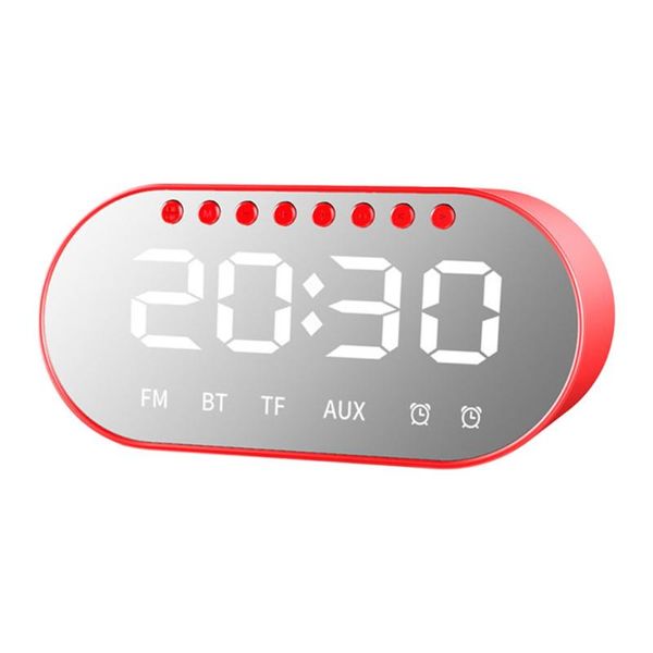 mini speakers led mirror alarm clock with dimmer snooze wireless speaker for bedroom office travel digital home decoration
mini speakers led mirror alarm clock with dimmer snooze wireless speaker for bedroom office travel digital home decoration