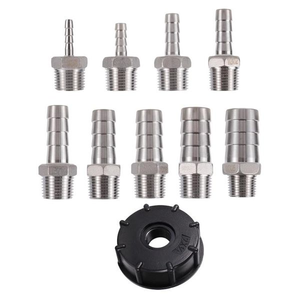 watering equipments s60x6 coarse thread ibc tank adapter 6/8/10/12/14/16/18/20/25mm 304 stainless steel spout replacement water drain fittin
watering equipments s60x6 coarse thread ibc tank adapter 6/8/10/12/14/16/18/20/25mm 304 stainless steel spout replacement water drain fittin