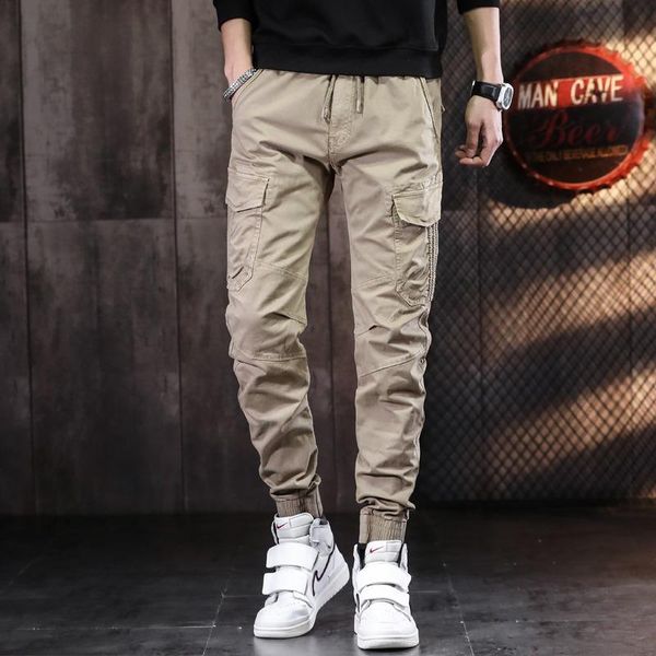 men's pants khaki cargo men hip hop streetwear cotton stretch joggers fashion multi-pocket trousers mens casual sweatpants, Black
men's pants khaki cargo men hip hop streetwear cotton stretch joggers fashion multi-pocket trousers mens casual sweatpants, Black