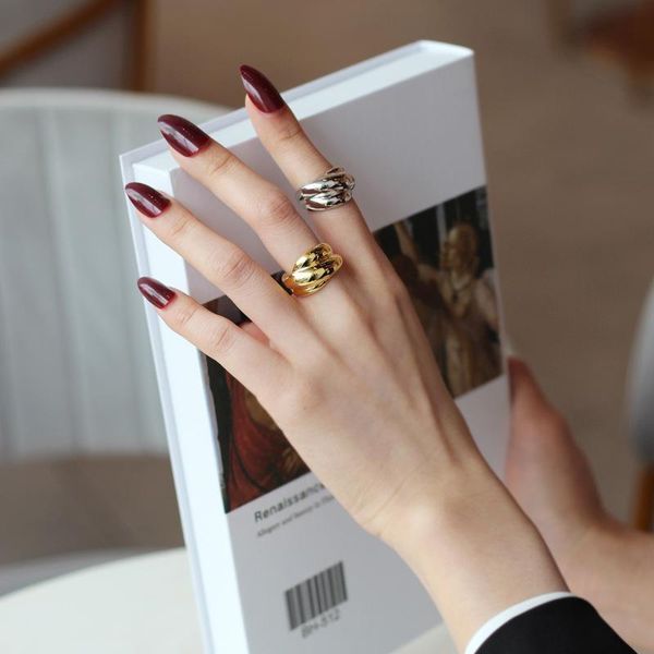 cluster rings silvology 925 sterling silver layers glossy wide for women ins style minimalist open 2021 exaggeration jewelry gift, Golden;silver
cluster rings silvology 925 sterling silver layers glossy wide for women ins style minimalist open 2021 exaggeration jewelry gift, Golden;silver