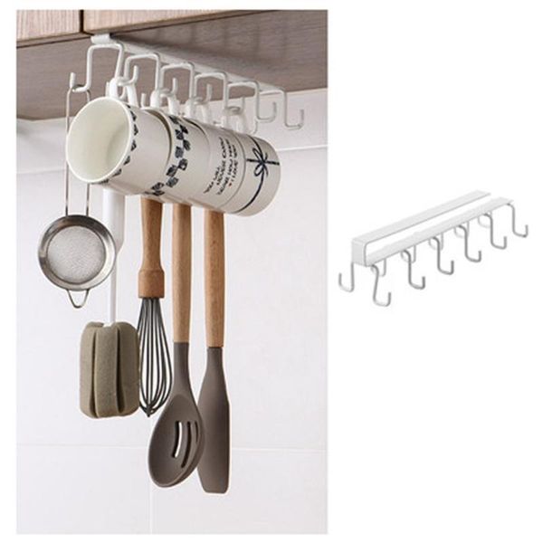 hooks & rails kitchen double-row hook wrought iron hanging cup holder household punch-free
hooks & rails kitchen double-row hook wrought iron hanging cup holder household punch-free
