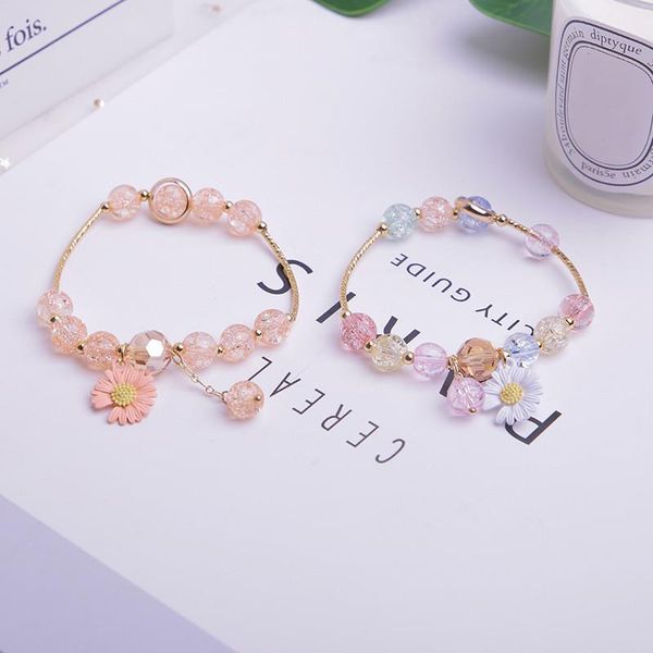 beaded, strands 2021 cute beads daisy bracelet colorful glass bracelets for girls charm friendship jewelry gift wholesale, Black
beaded, strands 2021 cute beads daisy bracelet colorful glass bracelets for girls charm friendship jewelry gift wholesale, Black