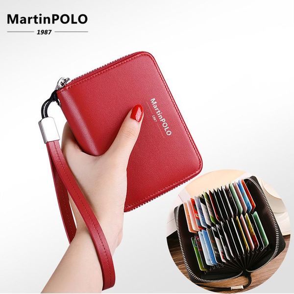 card holders martinpolo genuine leather wallet for women business holder rfid protection id 30 cards purse mp4001, Brown;gray
card holders martinpolo genuine leather wallet for women business holder rfid protection id 30 cards purse mp4001, Brown;gray