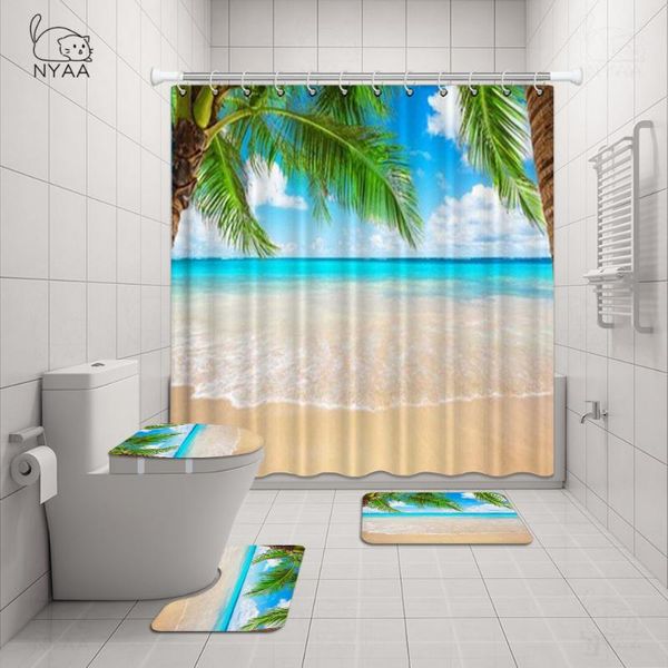 bathroom set conch beach style waterproof shower curtain non slip rug toilet lid cover 4-pieces floor mat bath accessory
bathroom set conch beach style waterproof shower curtain non slip rug toilet lid cover 4-pieces floor mat bath accessory