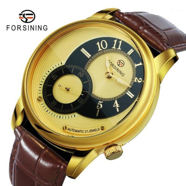 fashion forsining men auto watch classic genuine leather band watches relogio masculino gift boyfriend wristwatches, Slivery;brown
fashion forsining men auto watch classic genuine leather band watches relogio masculino gift boyfriend wristwatches, Slivery;brown