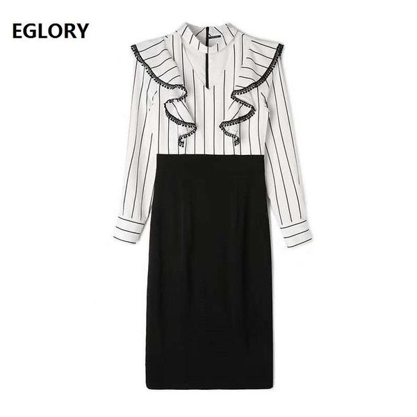 casual dresses elegant work dress 2021 spring summer ladies stand neck striped print patchwork long sleeve bodycon ruffle, Black;gray
casual dresses elegant work dress 2021 spring summer ladies stand neck striped print patchwork long sleeve bodycon ruffle, Black;gray