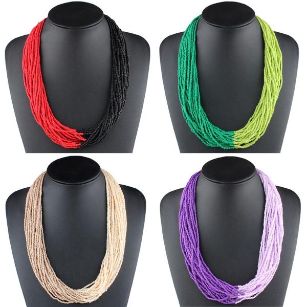 chokers two tones bohemian necklace women small bead boho jewelry manual contrast color fashion multi layer vintage necklaces ethnic, Golden;silver
chokers two tones bohemian necklace women small bead boho jewelry manual contrast color fashion multi layer vintage necklaces ethnic, Golden;silver