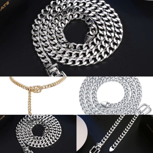 simple thick fashion belt body personality punk accsori versatile metal waist chain, Silver
simple thick fashion belt body personality punk accsori versatile metal waist chain, Silver