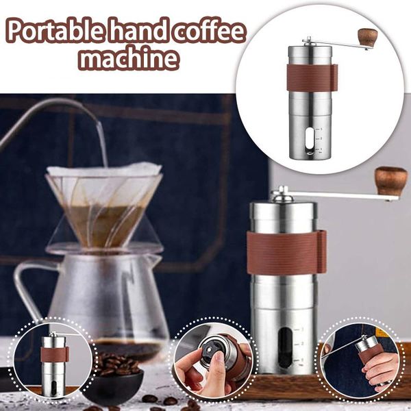 manual coffee grinders 1pc professional grinder stainless steel detachable portable handheld machine with a folding handle
manual coffee grinders 1pc professional grinder stainless steel detachable portable handheld machine with a folding handle