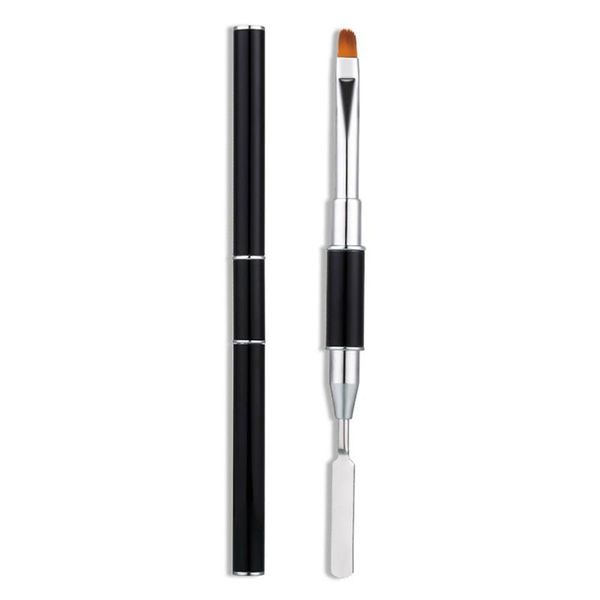 nail brushes 1pc stainless steel embossed stick double-headed two-purpose potherapy pen with color palette glue, Yellow
nail brushes 1pc stainless steel embossed stick double-headed two-purpose potherapy pen with color palette glue, Yellow