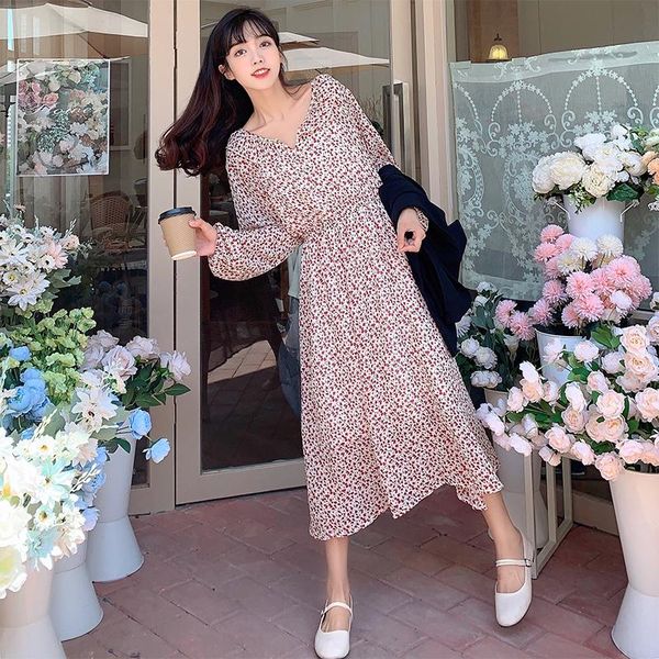 maternity dresses 3711# dress nursing spring autumn chiffon long sleeves loose french floral for pregnant women mom, White
maternity dresses 3711# dress nursing spring autumn chiffon long sleeves loose french floral for pregnant women mom, White