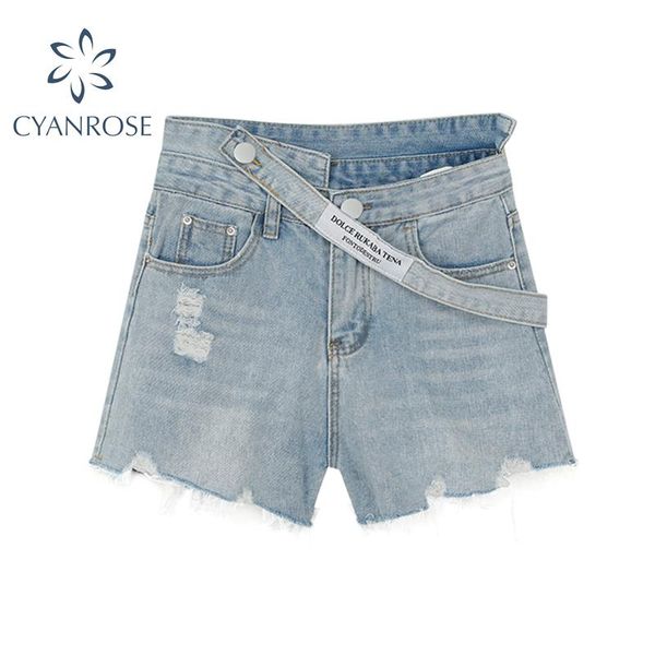 women's shorts 2021 summer fashion streetwear high waist denim short women vintage casual korean ripped washed female loose jeans, White;black
women's shorts 2021 summer fashion streetwear high waist denim short women vintage casual korean ripped washed female loose jeans, White;black