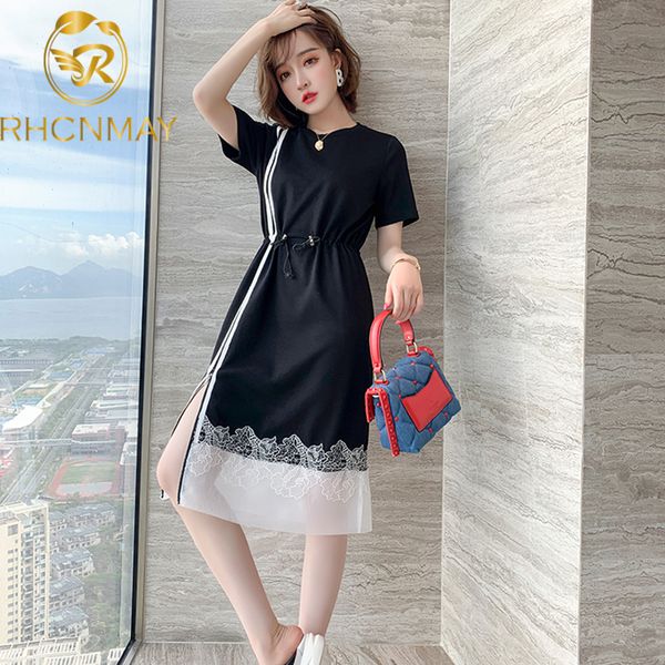 new women lace dress summer 2021 fashion short sleeve striped patchwork zipper loose dresses s-3xl women t-shirt dress vestidosswimwear bath, Black;gray
new women lace dress summer 2021 fashion short sleeve striped patchwork zipper loose dresses s-3xl women t-shirt dress vestidosswimwear bath, Black;gray