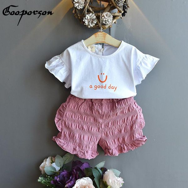 clothing sets girls ruffle outfits summer letter printed bow lace shorts fashion korean little kids set beauty children, White
clothing sets girls ruffle outfits summer letter printed bow lace shorts fashion korean little kids set beauty children, White