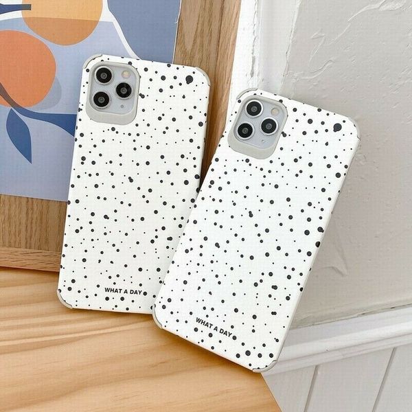 polka dots leather shockproof soft silicone pu phone cases for iphone 11 12 pro max x xr xs 7 8 plus fashion black white cover
polka dots leather shockproof soft silicone pu phone cases for iphone 11 12 pro max x xr xs 7 8 plus fashion black white cover