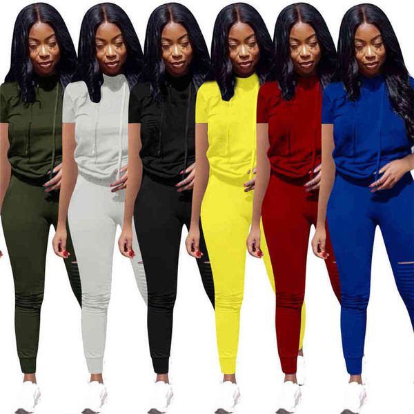 women's tracksuits stacked womens sweatpants sets spring summer solid color short sleeve slim woman two pieces fashion femme suits drop, Gray
women's tracksuits stacked womens sweatpants sets spring summer solid color short sleeve slim woman two pieces fashion femme suits drop, Gray