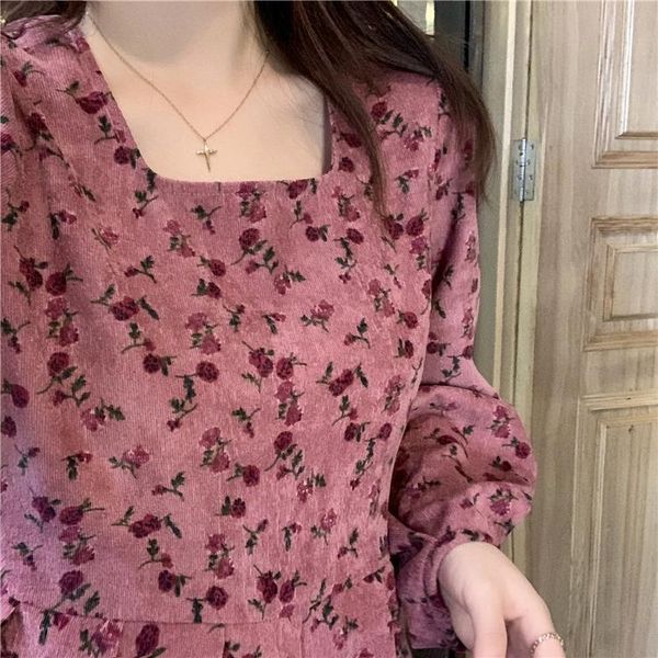 womder corduroy floral midi dress puff long sleeve pleated robe vintage spring autumn korean harajuku vestidos 210510, Black;gray
womder corduroy floral midi dress puff long sleeve pleated robe vintage spring autumn korean harajuku vestidos 210510, Black;gray
